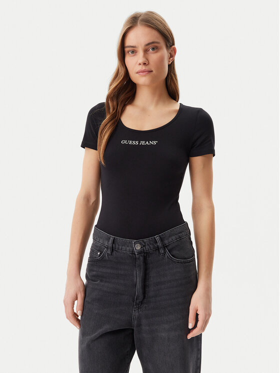 Guess Jeans Guess Jeans Body W5GP25 J1314 Czarny Slim Fit