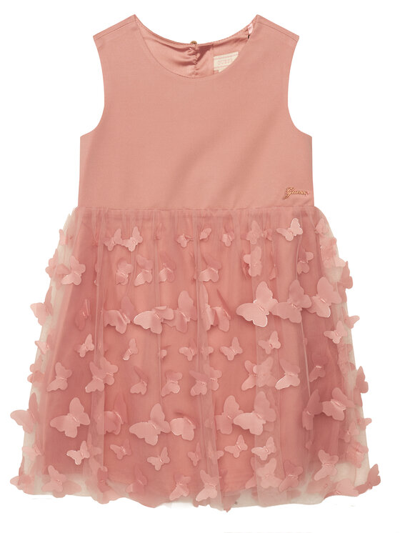 Guess Rochie elegantă K6RK21 KAUH0 Coral Regular Fit