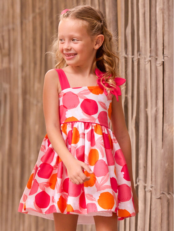 Mayoral Mayoral Elegantes Kleid 3924 Rosa Regular Fit