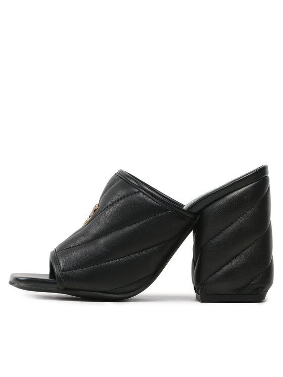 PINKO PINKO Ciabatte Martine Sabot Nappa Trapuntata PE 23 BLKS1 100666 A0O0 Nero