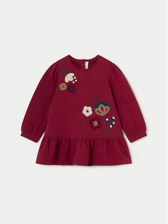 Mayoral Vestito da giorno 2924 Rosso Regular Fit, taglia : 24M
