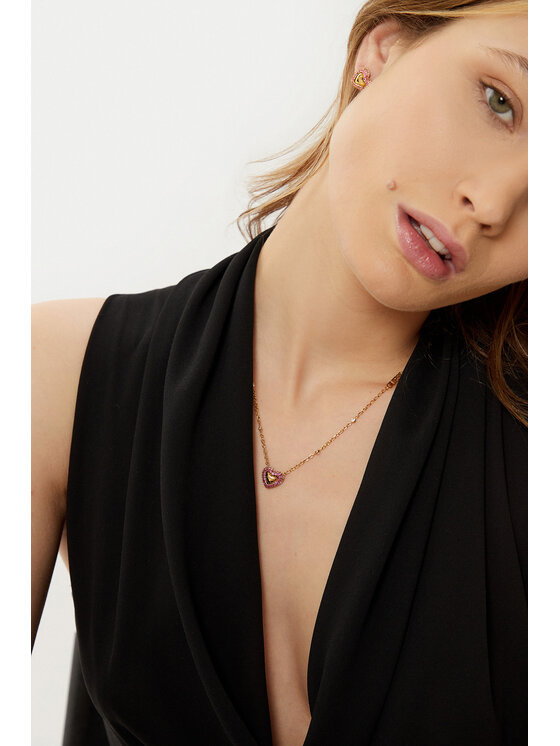 Guess Guess Ogrlica JUBN05 007JW Zlatna