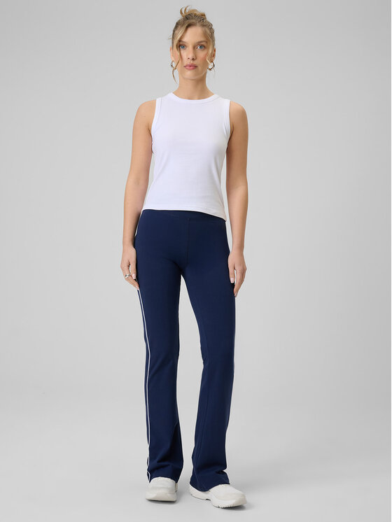 4F 4F Legginsy SPORTS CLUB Granatowy Slim Fit