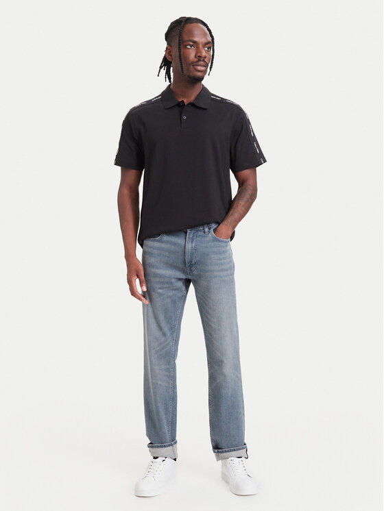 Calvin Klein Jeans Calvin Klein Jeans Polo särk LV04RH202G Must Regular Fit