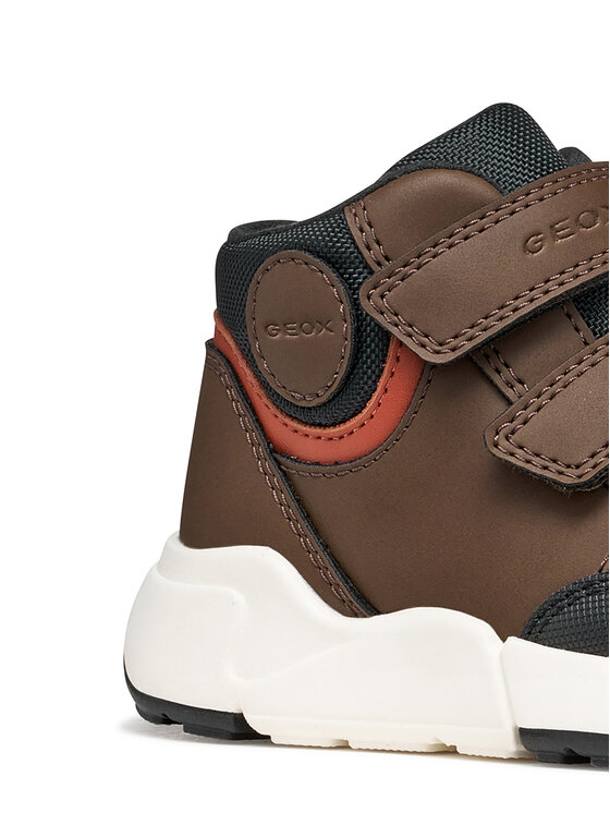 Geox Geox Auliniai batai B Flexyper Mini Boy B666GA 0MEBC C6R6B S Tamsiai ruda