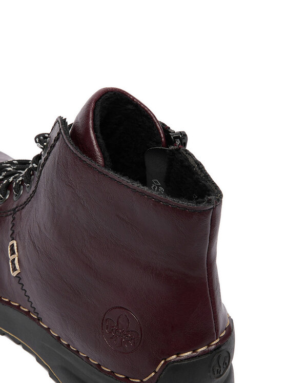 Rieker Rieker Gležnjarji CEO-71510-30 Bordo rdeča