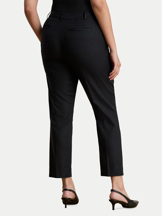 LAUREN RALPH LAUREN LAUREN RALPH LAUREN Bavlnené nohavice 200P14610003 Čierna Slim Fit