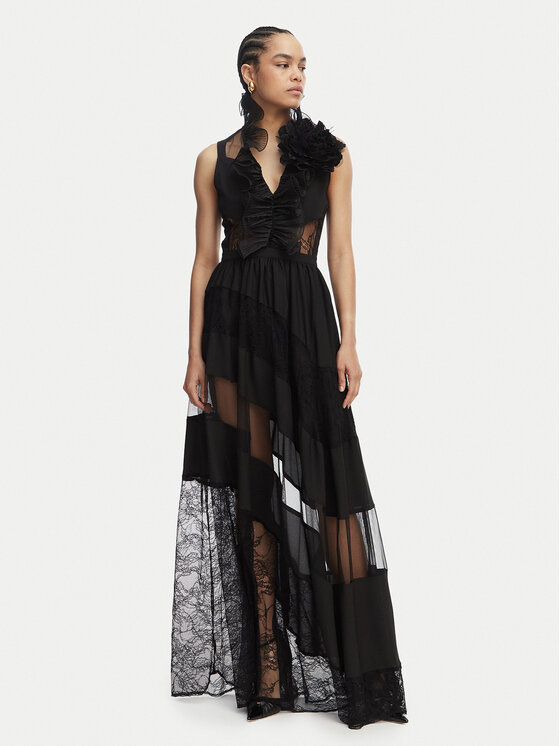 Babylon Babylon Abito da sera EL0707 Nero Regular Fit