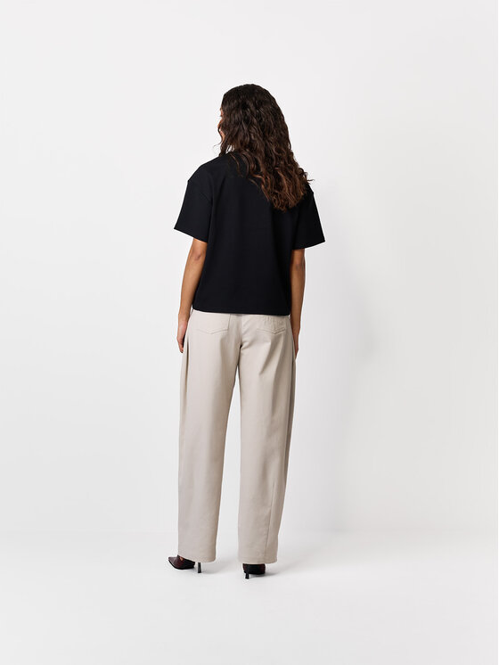 La Mania La Mania T-Shirt HOLT Czarny Basic Fit