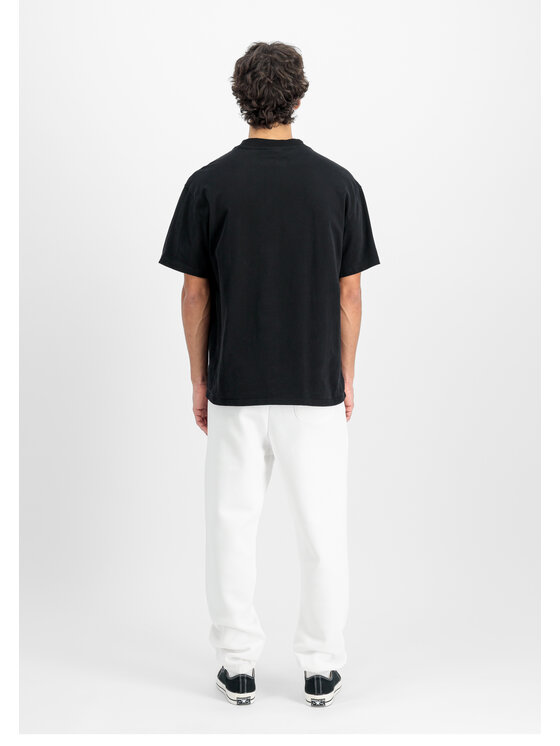 Alpha Industries Alpha Industries Joggery Basic Small Logo II Jogger Biały Regular Fit