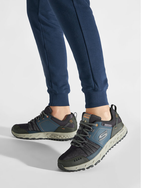 Skechers Sneakersy Escape Plan 51591/NVOR Tmavomodrá