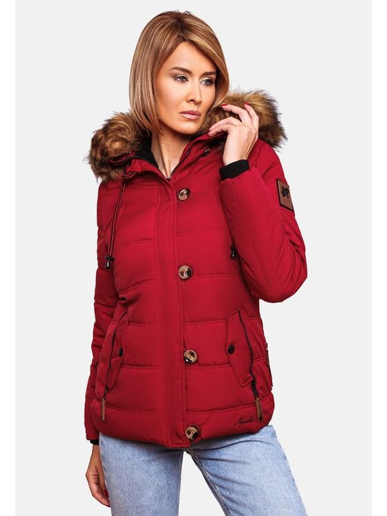 Navahoo Navahoo Kurtka zimowa Zoja Różowy Casual Fit