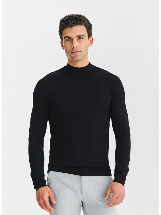 Pako Lorente Pako Lorente Sweter P25WF-2X-002 Czarny Classic Fit
