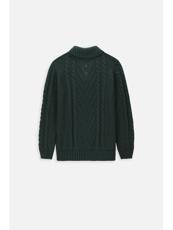 Coccodrillo Coccodrillo Sweter ZC3172101CBJ-011 Zielony Regular Fit
