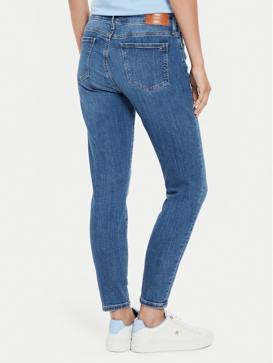Tommy Hilfiger Tommy Hilfiger Traperice Como WW0WW42488 Plava Skinny Fit