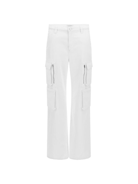 Guess Guess Jeansy 164951 Biały Relaxed Fit