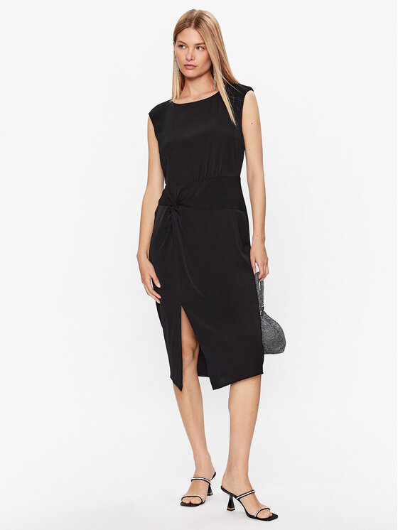DKNY DKNY Sukienka koktajlowa DD3E2011 Czarny Regular Fit