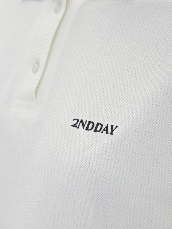 2NDDAY 2NDDAY Polo Aralena 2252248329 Bijela Loose Fit