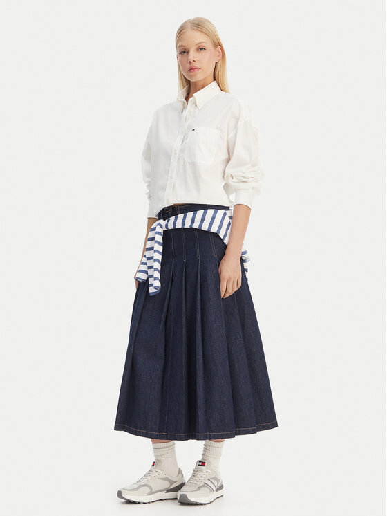 Tommy Jeans Tommy Jeans Srajca DW0DW22766 Écru Regular Fit