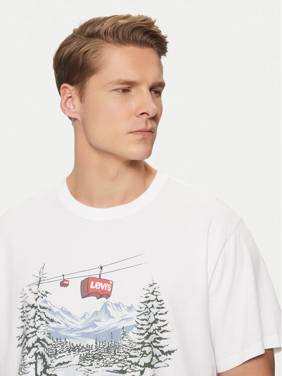 Levi's® Levi's® Тишърт Graphic 16143-1515 Бял Relaxed Fit