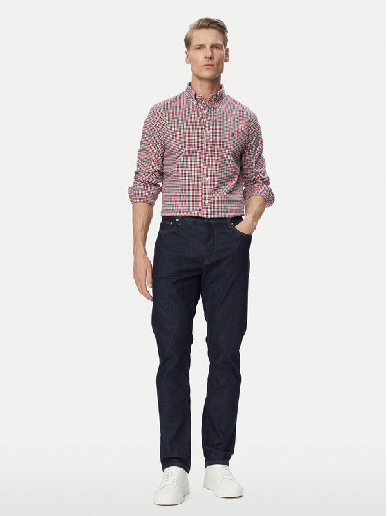 Tommy Hilfiger Tommy Hilfiger Košulja Gingham MW0MW43319 Crvena Regular Fit