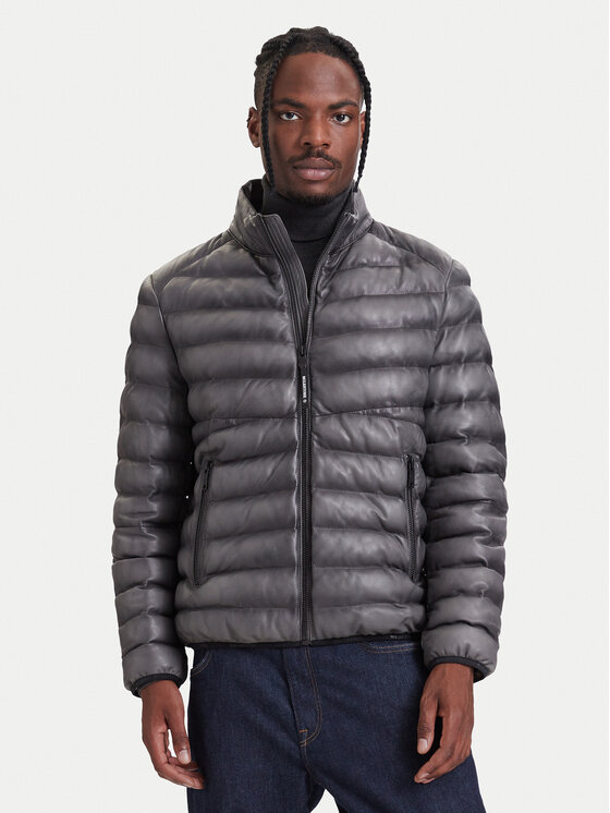 Milestone Milestone Nahkjope MSHarvey 631068 60905 Tumehall Regular Fit