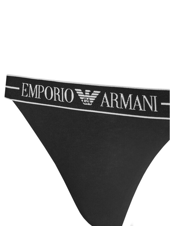 Emporio Armani Underwear Emporio Armani Underwear Σετ 2 τεμάχια στρίνγκ EW000405 AF10881 MC005 Μαύρο