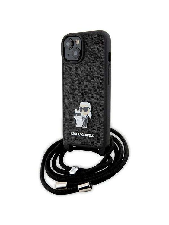 KARL LAGERFELD KARL LAGERFELD Etui na telefon Apple iPhone 15 Czarny