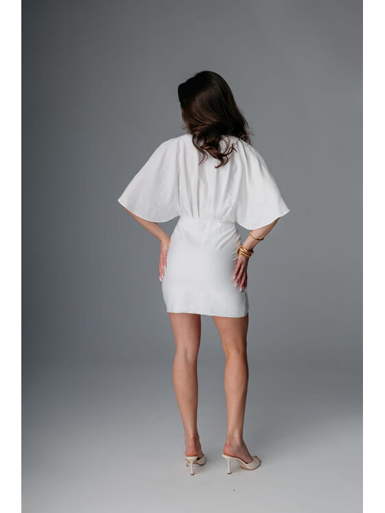 Aurora Aurora Letní šaty Capri Bílá Feminine Fit