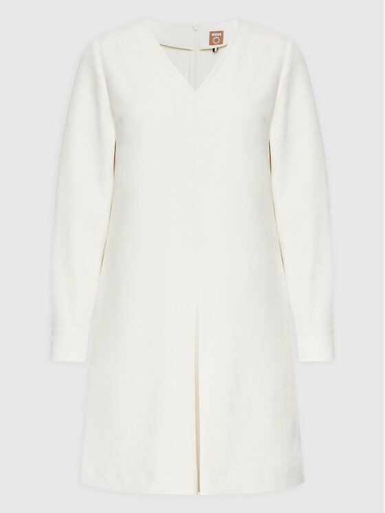 BOSS Boss Ежедневна рокля Ditama 50475026 Бежов Relaxed Fit