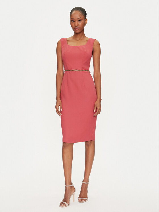 Marciano Guess Marciano Guess Rochie cocktail 5GGK12 7300A Coral Regular Fit