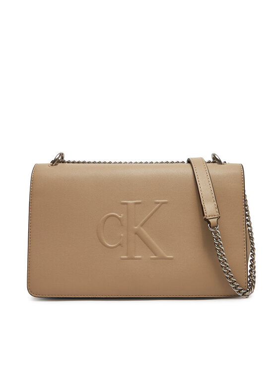 Calvin Klein Jeans Calvin Klein Jeans Torbica Sculpted Ew Flap25 Shoulder Bag LV04K3035G Bež