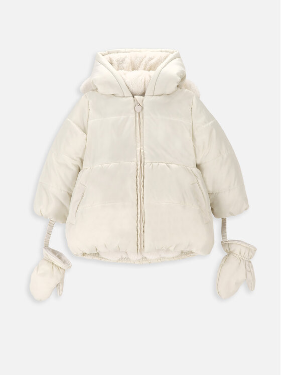 Coccodrillo Coccodrillo Зимно яке ZC3152102OGN Екрю Regular Fit