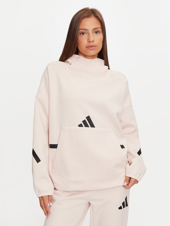 adidas adidas Pulóver Z.N.E. JF4782 Rózsaszín Loose Fit