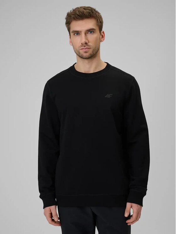 4F 4F Μπλούζα 4FWMM00TSWSM2549-20S Μαύρο Standard Fit