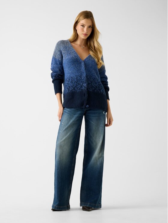 Guess Guess Svetr 180590 Modrá Classic Fit