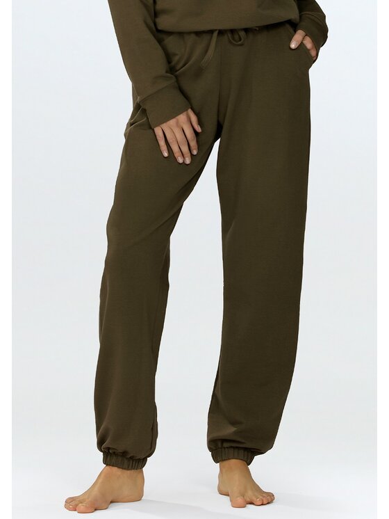 DKaren Sport DKaren Sport Spodnie dresowe Wenezja Khaki Relaxed Fit