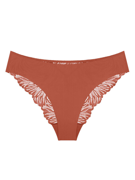 Triumph Triumph Klasične spodnje hlačke Pretty 10222241 Oranžna