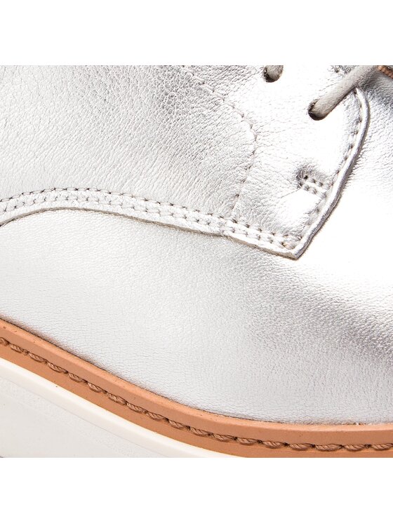 Clarks Richelieus Derbies Teadale Rhea 261421614 Argent Modivo