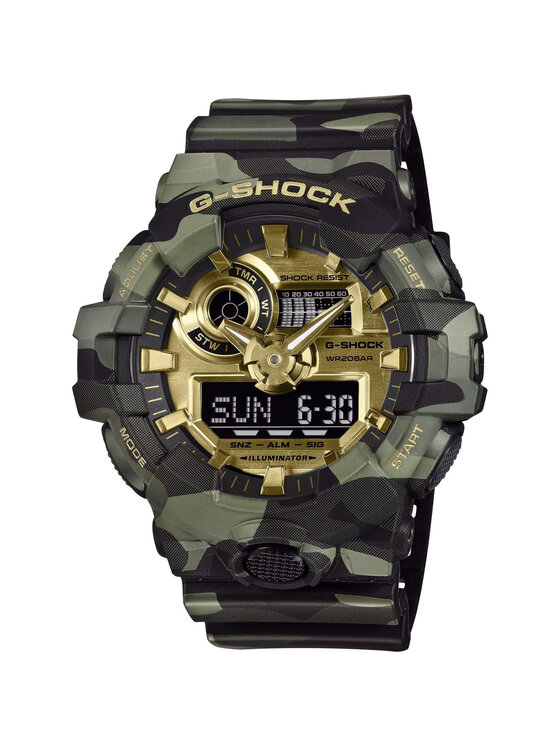Casio Casio Zegarek GA-700CMG-3AER Szary