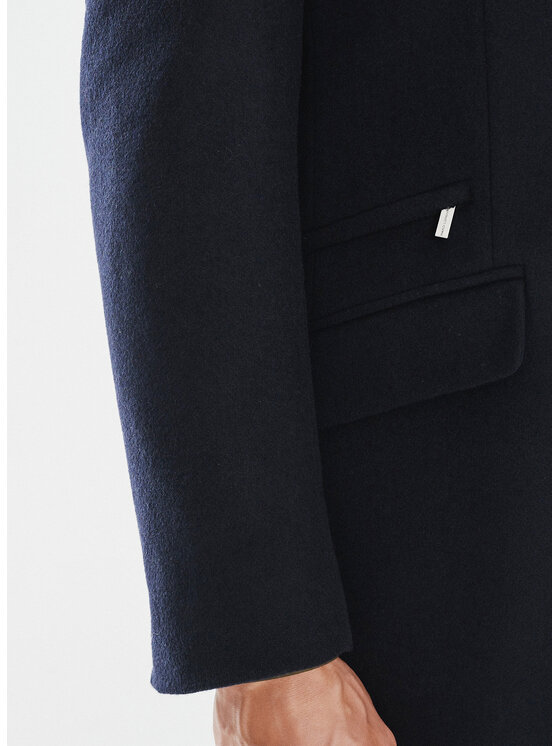Pako Lorente Pako Lorente Płaszcz P24WF-7X-009 Granatowy Classic Fit
