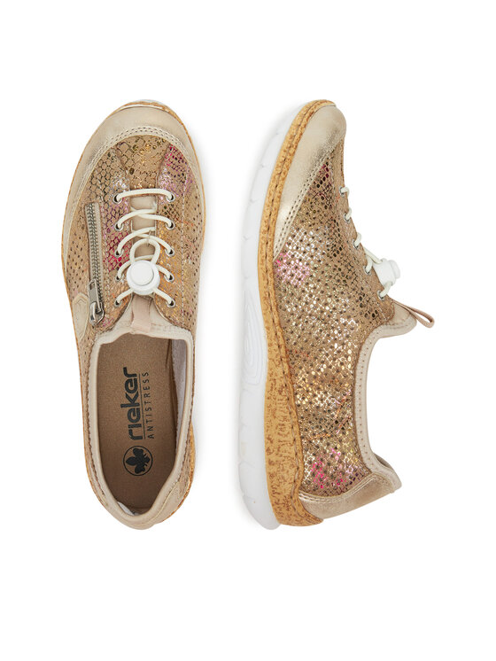 Rieker Rieker Sneakersy N42V1-92 Beżowy