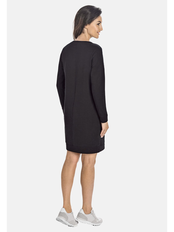 Teyli Teyli Sukienka 501 Czarny Standard Fit