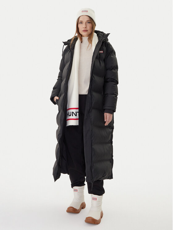 Hunter Hunter Wintermantel Hutchison HARW0001252 Schwarz Regular Fit