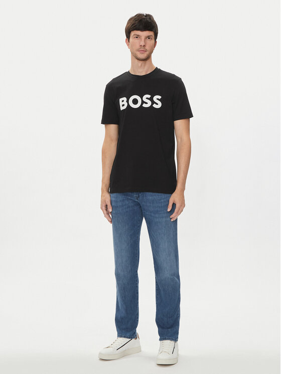 BOSS Boss T-shirt Thinking 1 50481923 Nero Regular Fit