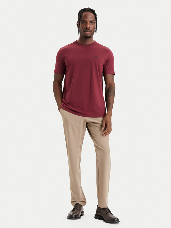 BOSS BOSS T-shirt Tee  50506373 Bordeaux Regular Fit