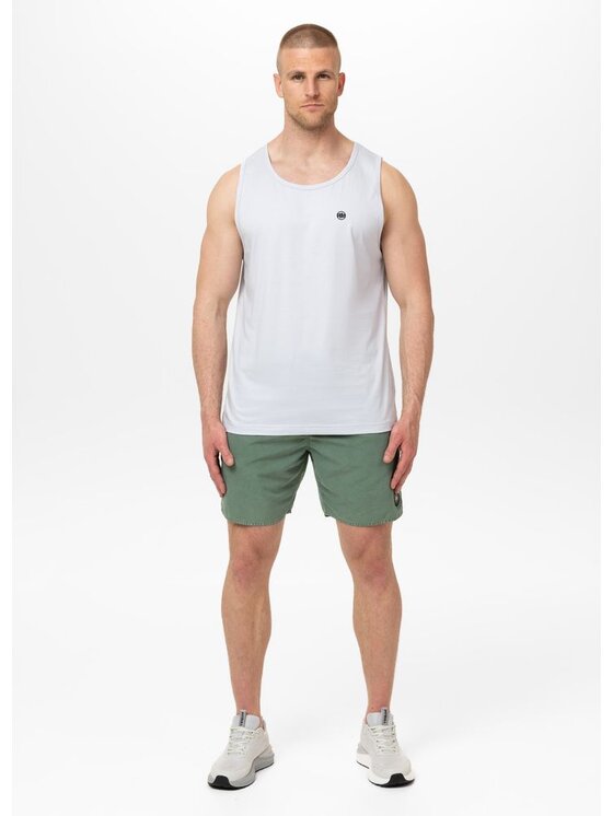 PITBULL PITBULL Tank top Coolmax SCOTT Biały Regular Fit