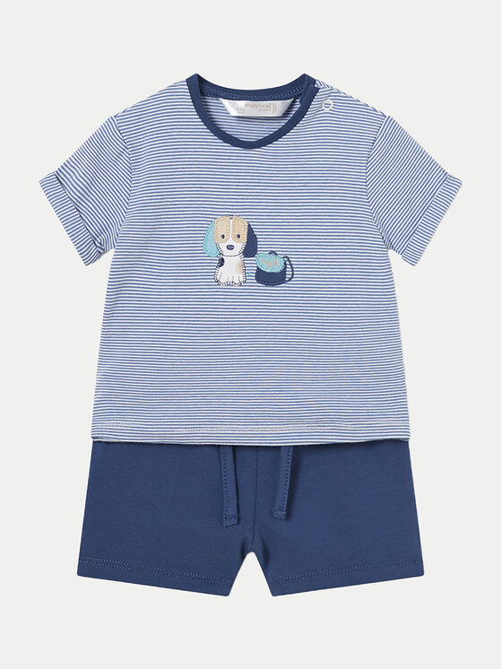 Mayoral Mayoral 2er-Set T-Shirts und Shorts 1626 Blau Regular Fit