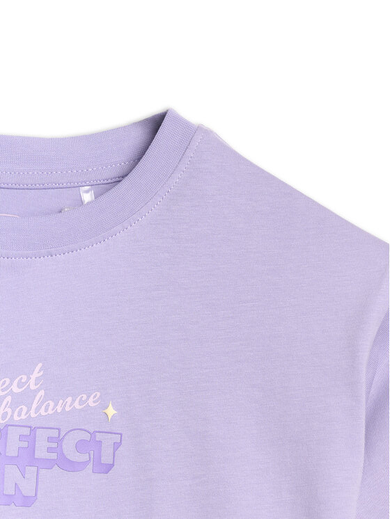 4F 4F T-Shirt KITTY JOGA Fioletowy jasny Oversize