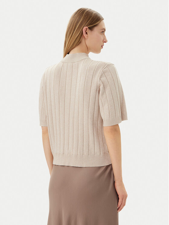 Bruuns Bazaar Bruuns Bazaar Sweater Anemones BBW4521 Bézs Regular Fit